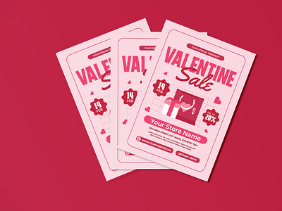 Valentine Sale Flyer Set