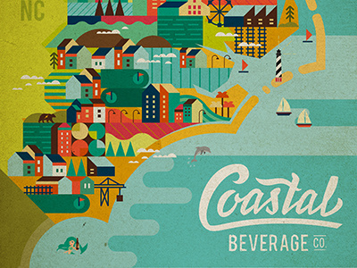 Coastal Beverage Map