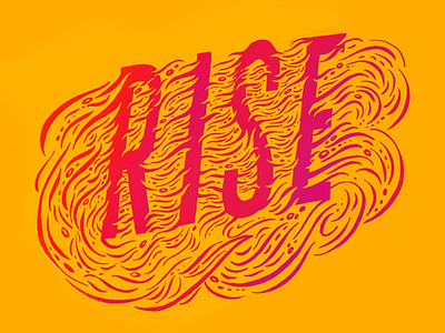 Rise procreate rise typography