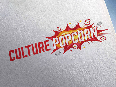 CulturePOPcorn Logo Design brand identity branding identity design logo logo design
