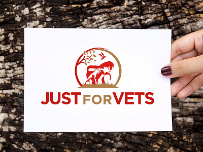 Logo Design of Just for Vets