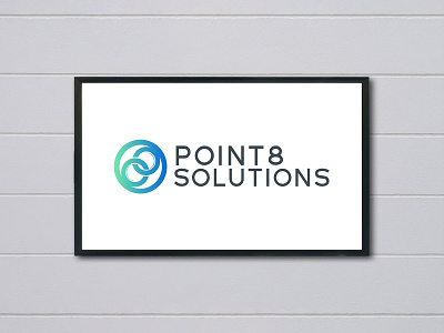 Logo Design of Point 8 Solutions branding design graphic design logo logo design