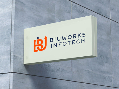 Logo Design of BIU WORKS INTOTECH branding design graphic design illustration logo logo design