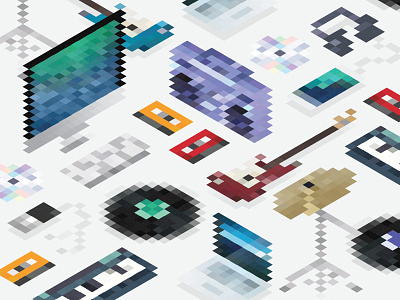 labs.fm 8-bit branding cassette debut design digital logo music pixel pixels vinyl