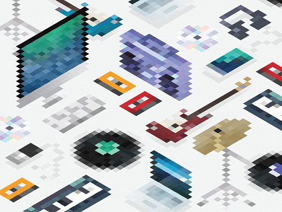 labs.fm 8 bit branding cassette debut design digital logo music pixel pixels vinyl