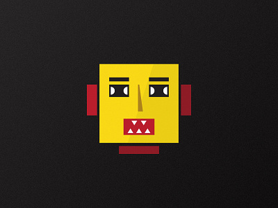 Robot Lilliput avatar bright character clean design fun illustration playful robot