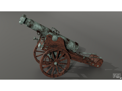 WAR CANON 3d 3dmodelling blender blendercycles canon design destructive render war weapon