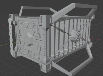 scifi crate (3) 3d 3dmodelling blender blendercycles design render