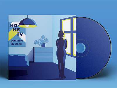 Dominika się waha album art cover illustration komety music single solitude