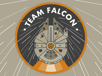 Falcon sticker