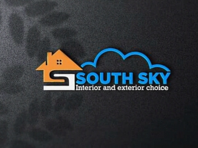South Sky Interior Logo brand identity brand logo branding design exterior logo graphic design house logo illustration interior logo logo sky kogo
