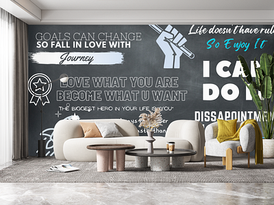 motivation wall art background design graphic design illustration painting vector wallart