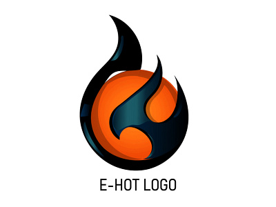 E-HOT LOG0 graphic design illustration logo vector