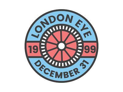 London Eye badge contest london londoneye sticker stickermule uk wheel