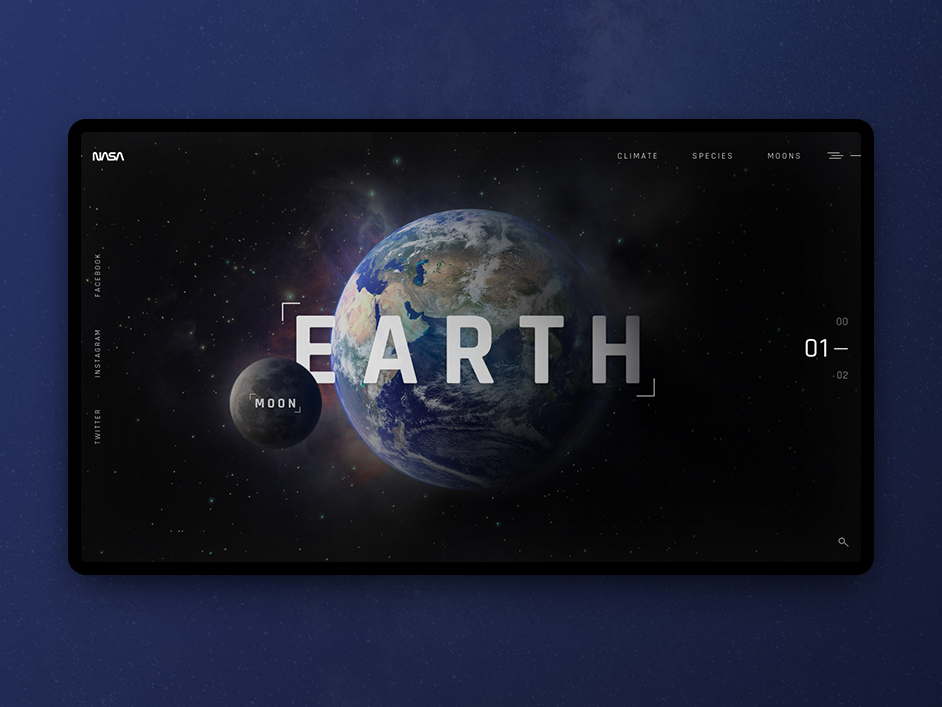 Earth - Sol's System by Anthony Colli on Dribbble