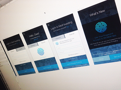 Sketch - Touch ID apple fingerprint ios login signup sketch touch id