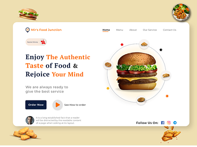 Food landing Page