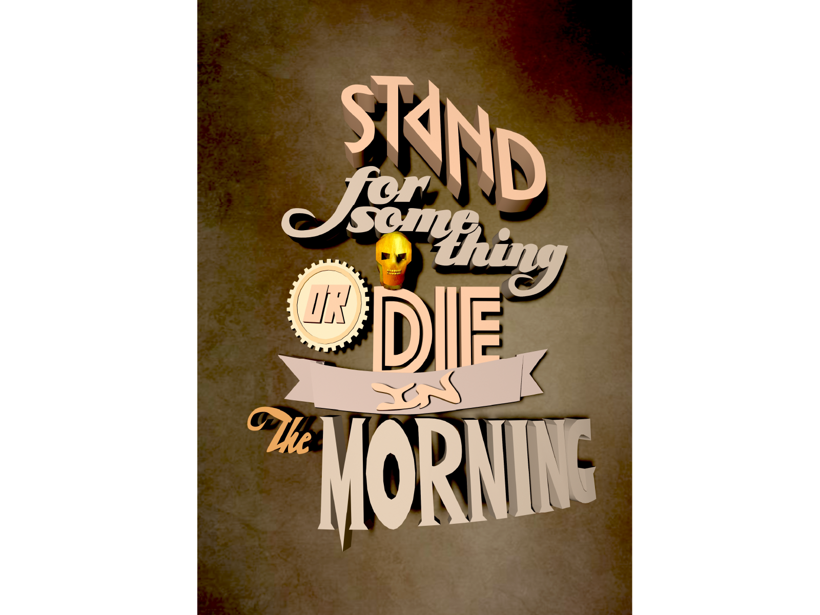 3D Poster Design by Alvin Chai on Dribbble