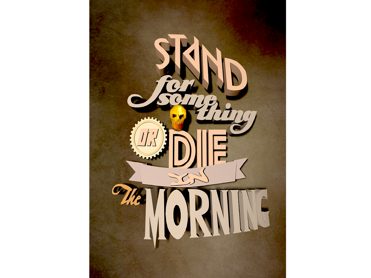 3D Poster Design by Alvin Chai on Dribbble