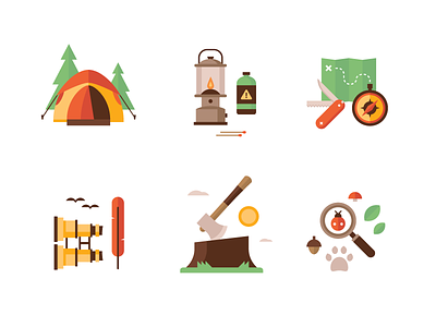 Camping Icons