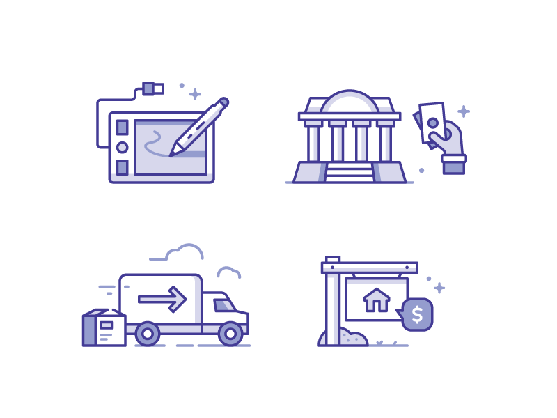 More Service Icons by Matt Anderson on Dribbble