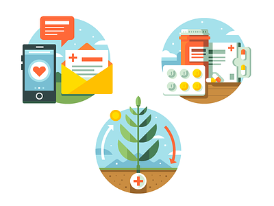 Healthcare Spot Illustrations