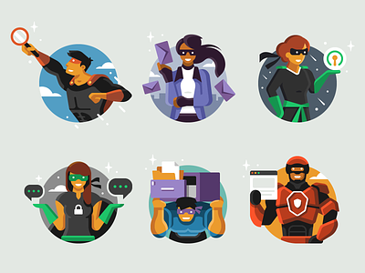 Privacy Super Heroes character character design chat email hero privacy security superhero