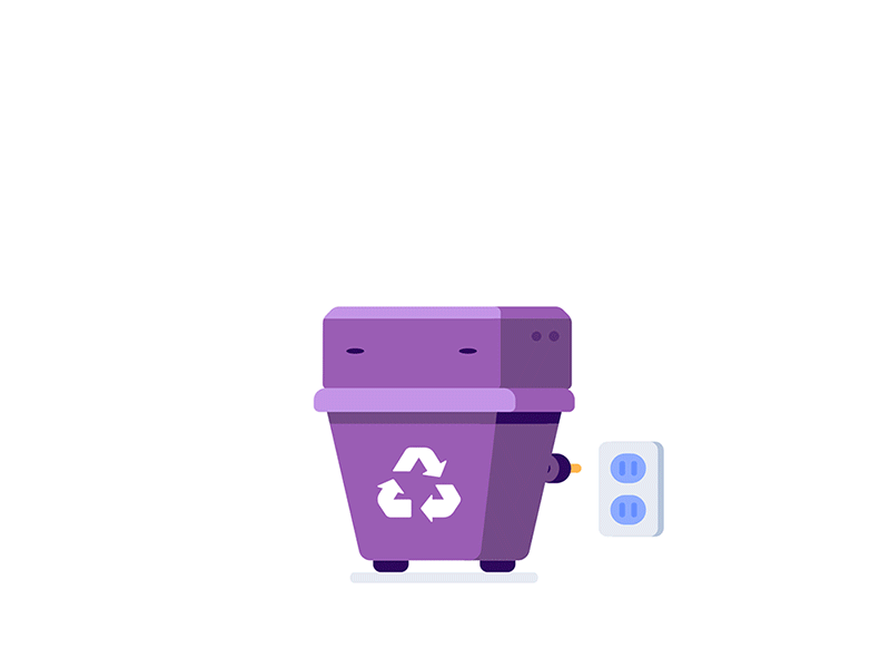 Paper Shredder Animated! animation character document paper recycle shredder