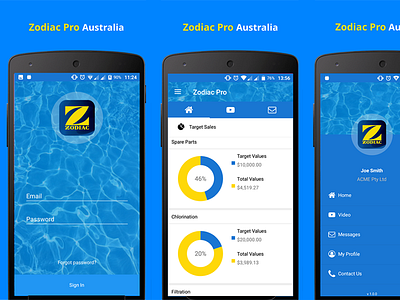 the Zodiac Pro App