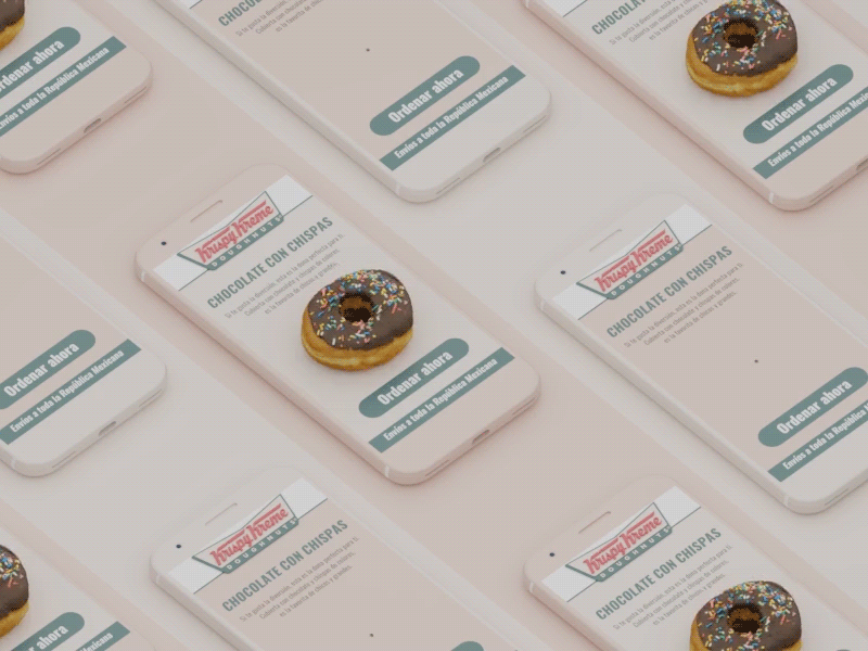 Krispy Kreme animation blender blender 3d donut donut 3d kreme krispy krispy kreme mexico smartphone
