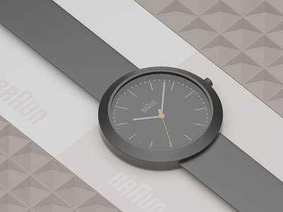 Braun Ceramic Watch