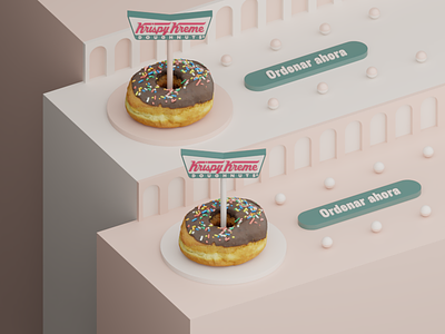Krispy Kreme 3D animation blender blender 3d donut donut 3d kreme krispy krispy kreme mexico smartphone
