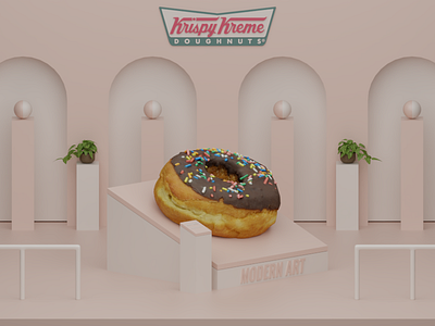 Krispy Kreme Museum 3d animation blender blender 3d kreme krispy krispy kreme mexico