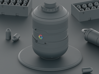 Google Hand Grenade 3d animation blender blender 3d bomb google grenade mexico sci fi