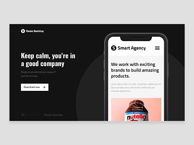 Smart Agency Free Template bootstrap bootstrap4 design free theme freebie illustration mexico template theme ui ux ux design