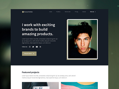 Personal Portfolio Free Template