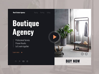 Boutique Agency agency design gold mexico real estate template theme ui ui design ux ux design