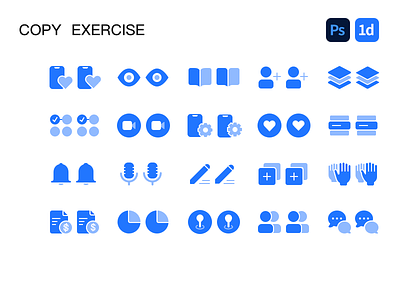 copy exercise flat icon