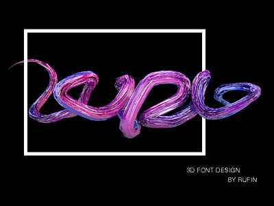 24126 3d font design 3d c4d font