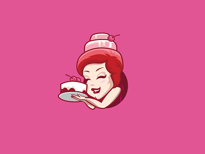 Miss. Muffin delicious design face feminine fun funny girl happy illustration lady miss. muffin mood pink playful power shunshine sweet woman youthful
