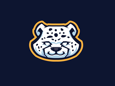 Snow Leopard branding design esport face fun games gaming illustration leopard logo ounce panthera puma snow sport