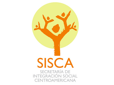 Logo for the Secretary for Social Integration in Central America graphic design illustration logo