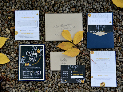 Chalkboard Wedding Stationary