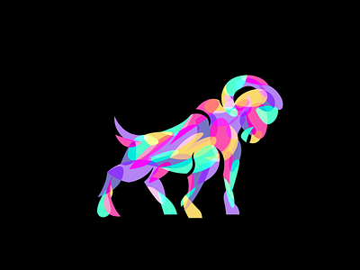 GOAT animals beq goat icon illustration logo mascot