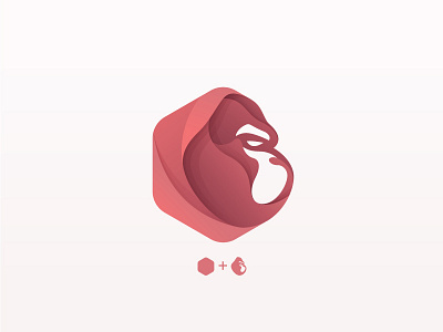 Gorilla Contour beq branding business contour for sale forsale gorilla icon logo wave