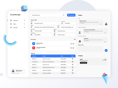 Management App - Ui Design Cloud Manager