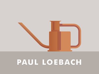Paul Loebach copper paul loebach watering can