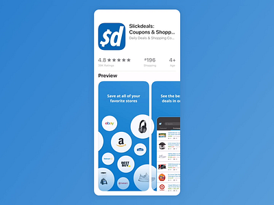 Slickdeals iOS App Store Screenshots app store ios screenshots