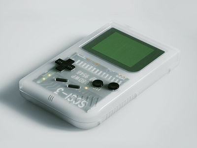 gameboy c4d