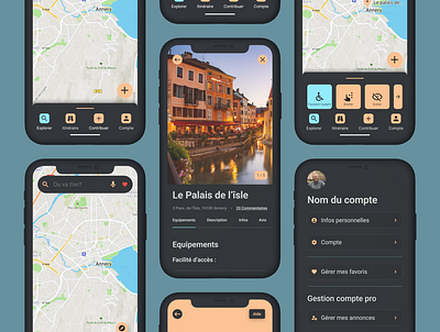 Gps for people with disabilities app design ui